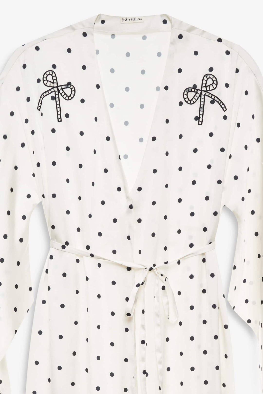 For Love and Lemons - Lady Dot Robe - Cream