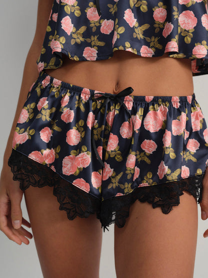 For Love and Lemons - Kayla Sleep Short - Navy