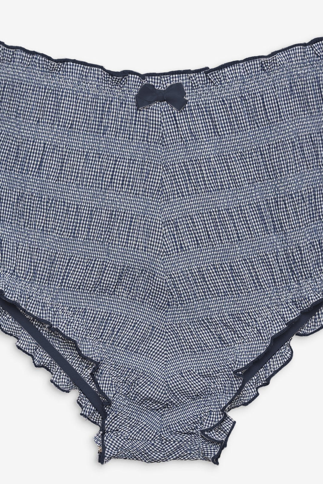 For Love and Lemons - Denim Hearts Bloomer Short - Blue
