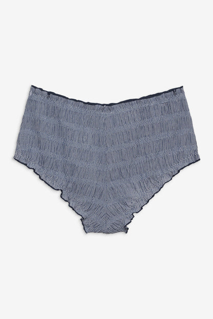 For Love and Lemons - Denim Hearts Bloomer Short - Blue