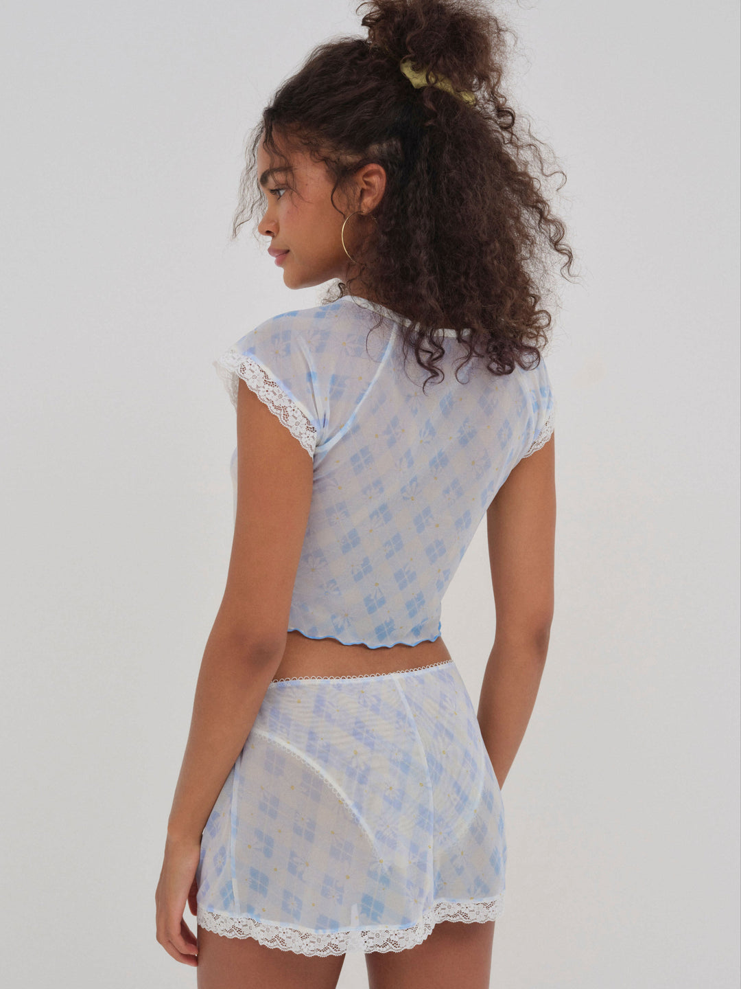 For Love and Lemons - Dee Dee Daisy Tee - Blue