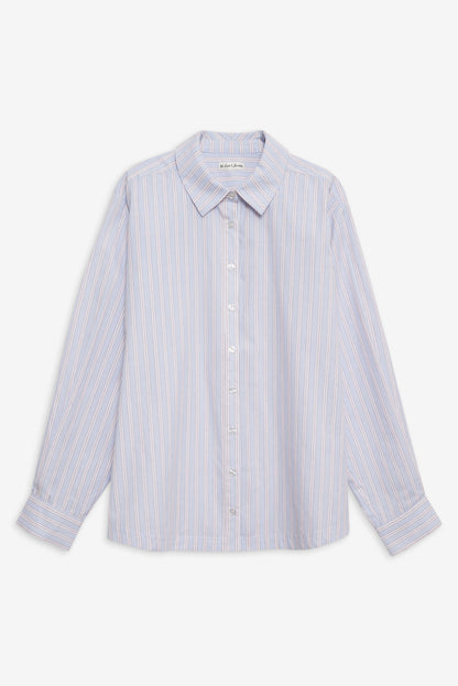 For Love and Lemons - Lakeside Stripe Button Down Top - Blue
