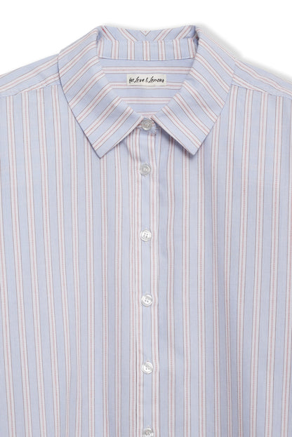 For Love and Lemons - Lakeside Stripe Button Down Top - Blue