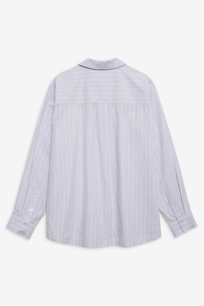 For Love and Lemons - Lakeside Stripe Button Down Top - Blue