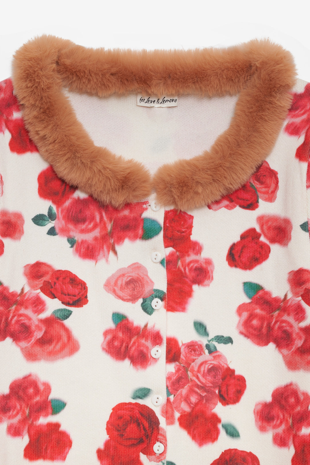 For Love and Lemons - Carol Cardigan - Red