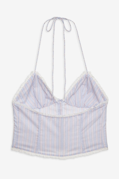 For Love and Lemons - Lakeside Stripe Top - Blue