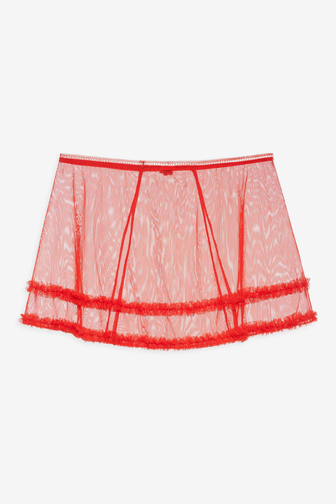 For Love and Lemons - Gene Slip Skirt - Red