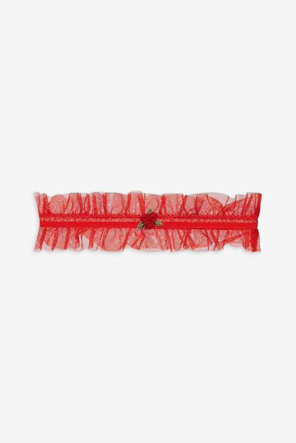For Love and Lemons - Gene Slip Skirt - Red