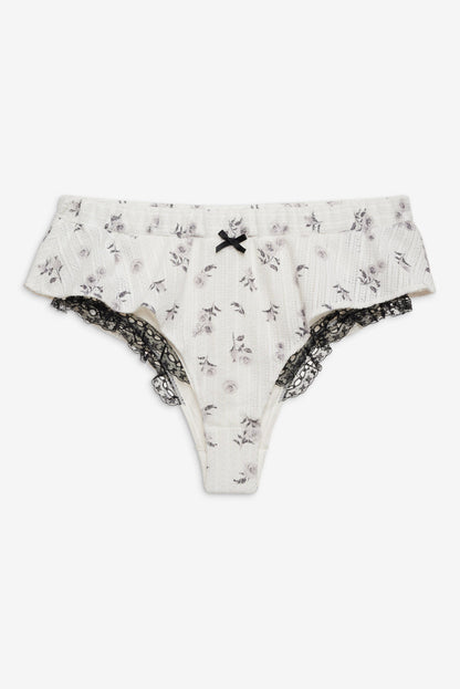 For Love and Lemons - Fawn Sleep Short - White