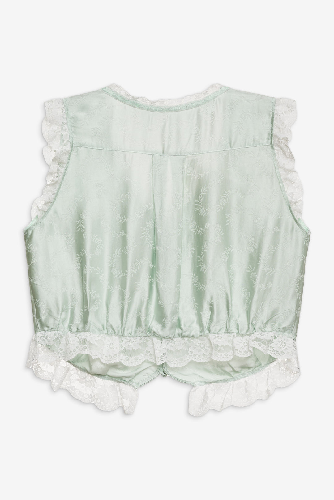 For Love and Lemons - Mint Twist Jacquard Top - Mint
