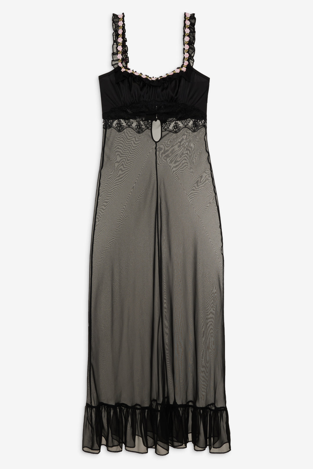 For Love and Lemons - Gertrude Maxi Slip Dress - Black