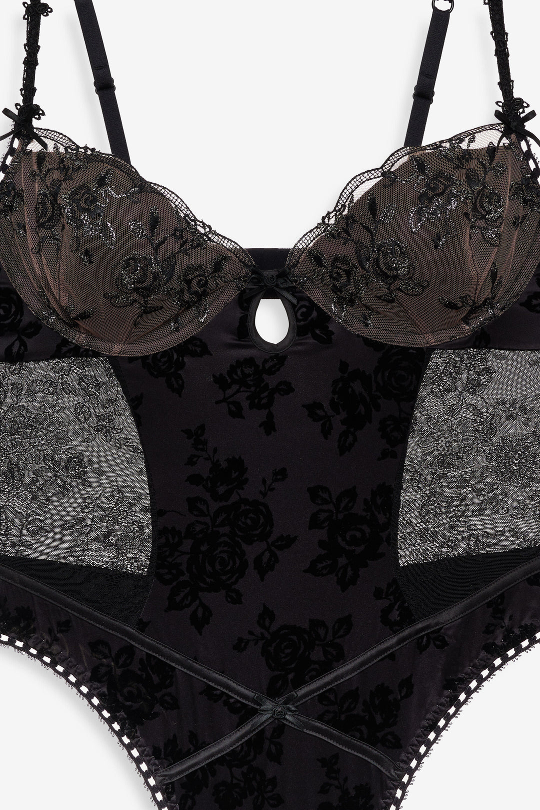 For Love and Lemons - Sonia Bodysuit - Black