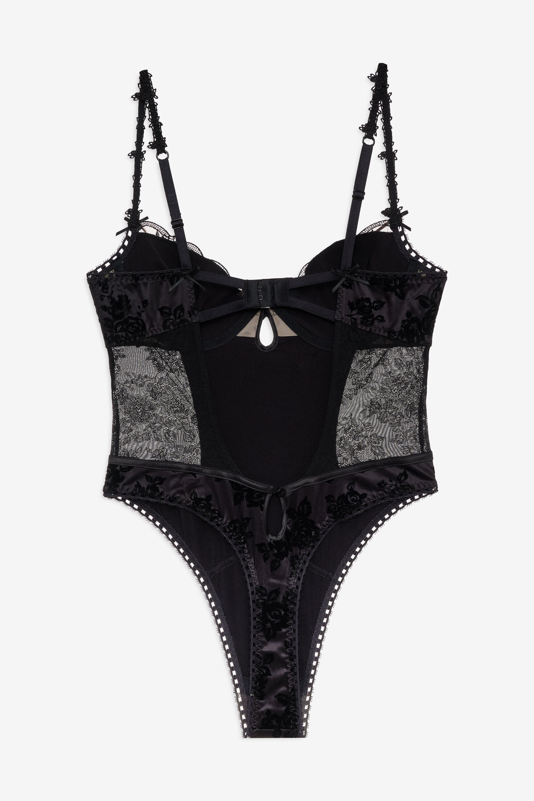 For Love and Lemons - Sonia Bodysuit - Black