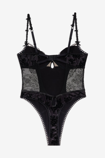 For Love and Lemons - Sonia Bodysuit - Black