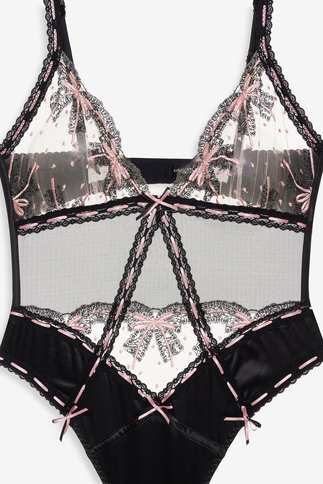 For Love and Lemons - Love Letters Bodysuit - Black