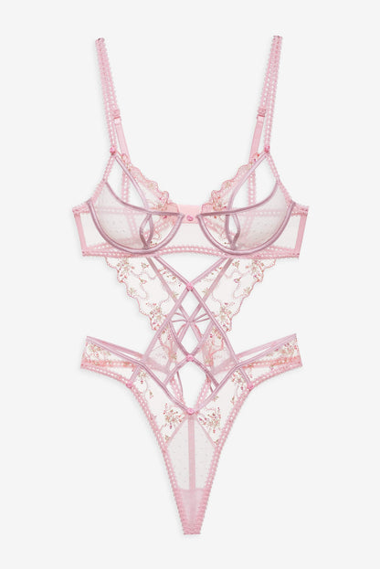 For Love and Lemons - Dainty Daphne Teddy - Pink