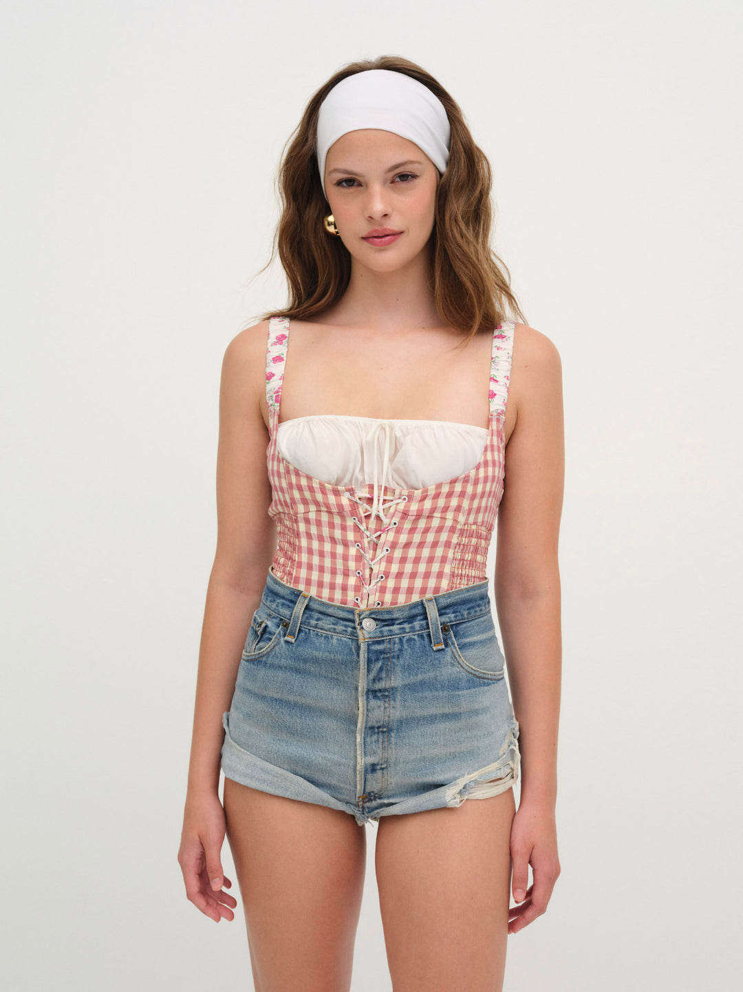 For Love and Lemons - Georgia Bodysuit - Mauve
