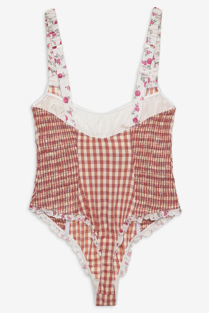 For Love and Lemons - Georgia Bodysuit - Mauve