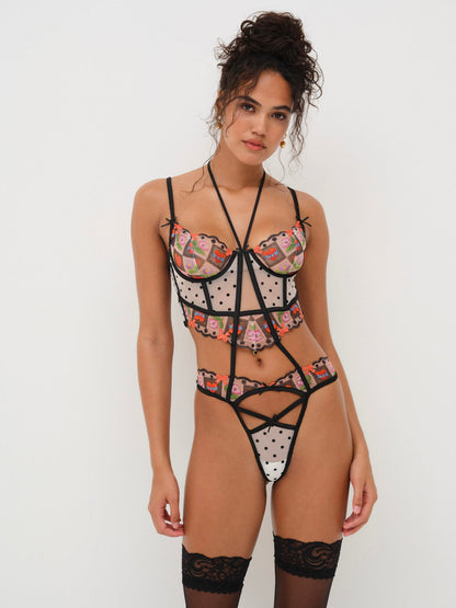 For Love and Lemons - Paris Teddy - Red