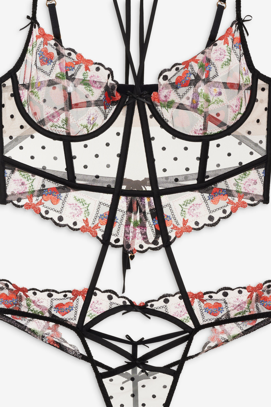 For Love and Lemons - Paris Teddy - Red