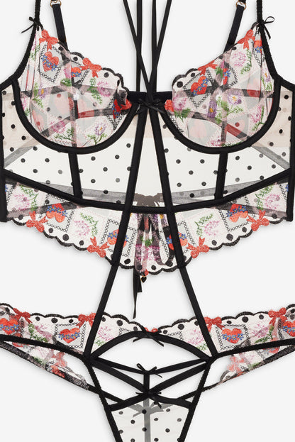 For Love and Lemons - Paris Teddy - Red