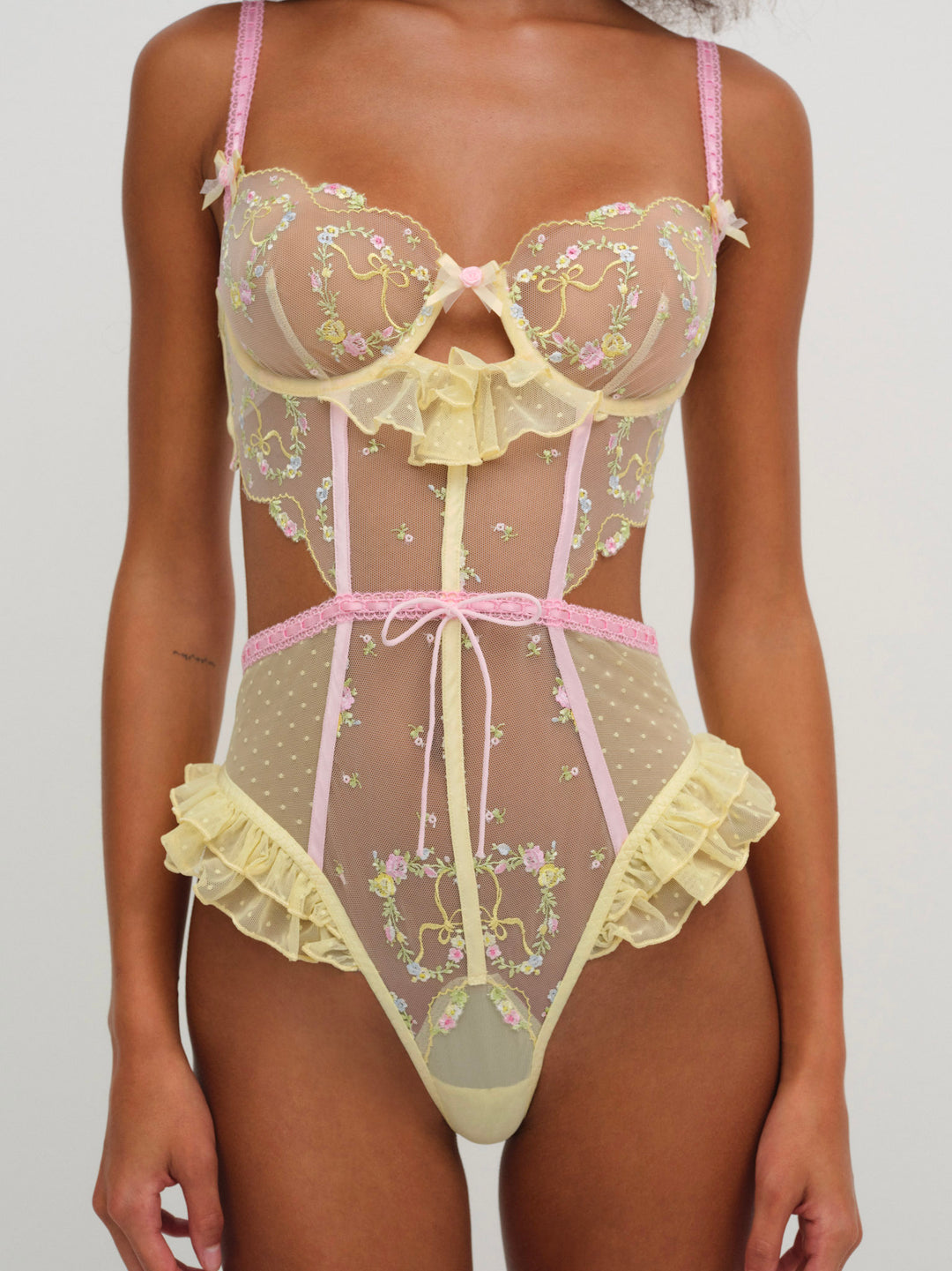 For Love and Lemons - Sunny Bouquet Teddy - Multi Yellow
