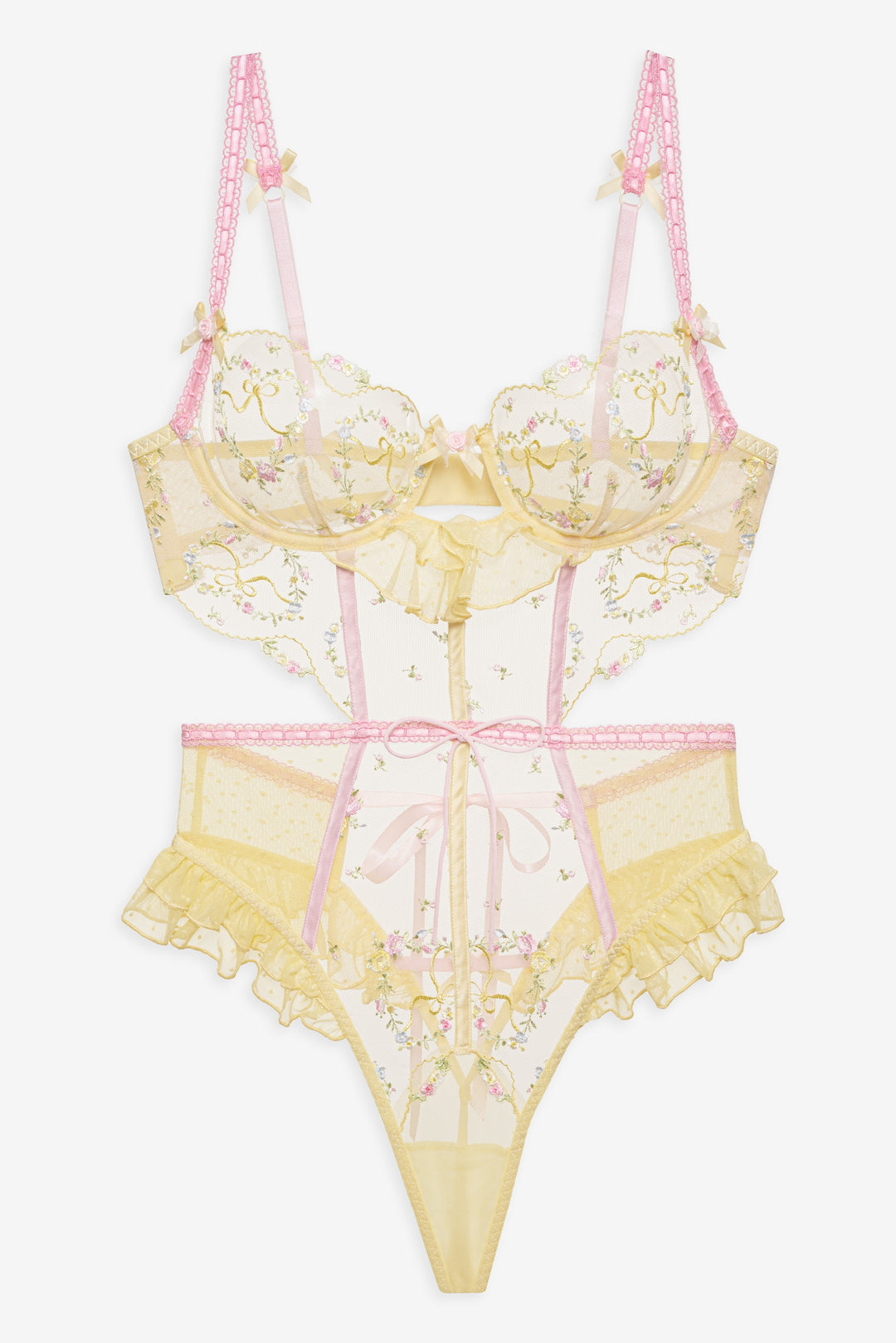 For Love and Lemons - Sunny Bouquet Teddy - Multi Yellow