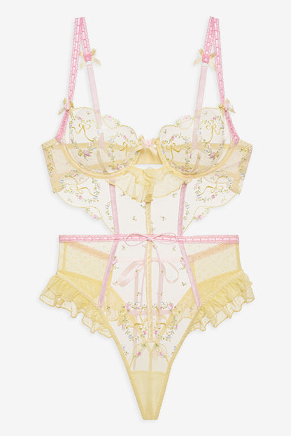 For Love and Lemons - Sunny Bouquet Teddy - Multi Yellow