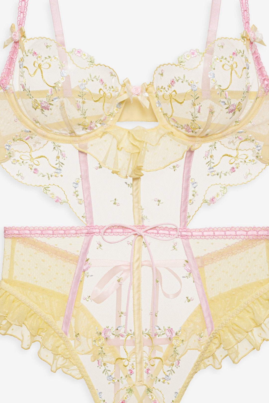 For Love and Lemons - Sunny Bouquet Teddy - Multi Yellow
