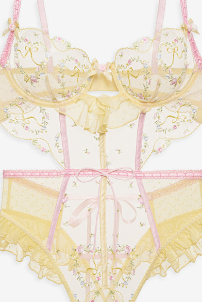 For Love and Lemons - Sunny Bouquet Teddy - Multi Yellow