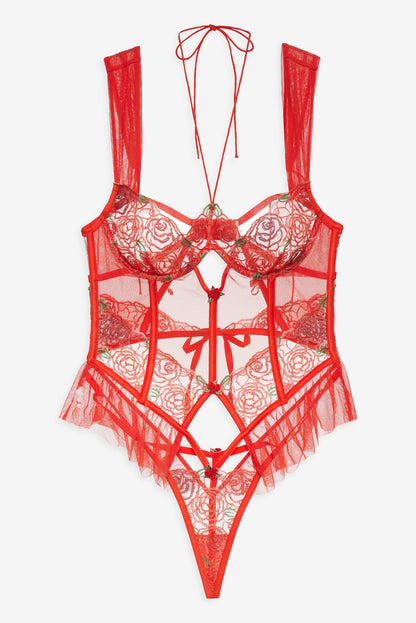 For Love and Lemons - Gene Bodysuit - Red