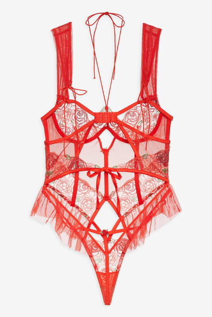 For Love and Lemons - Gene Bodysuit - Red