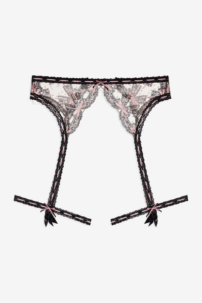 For Love and Lemons - Love Letters Garter Belt - Black