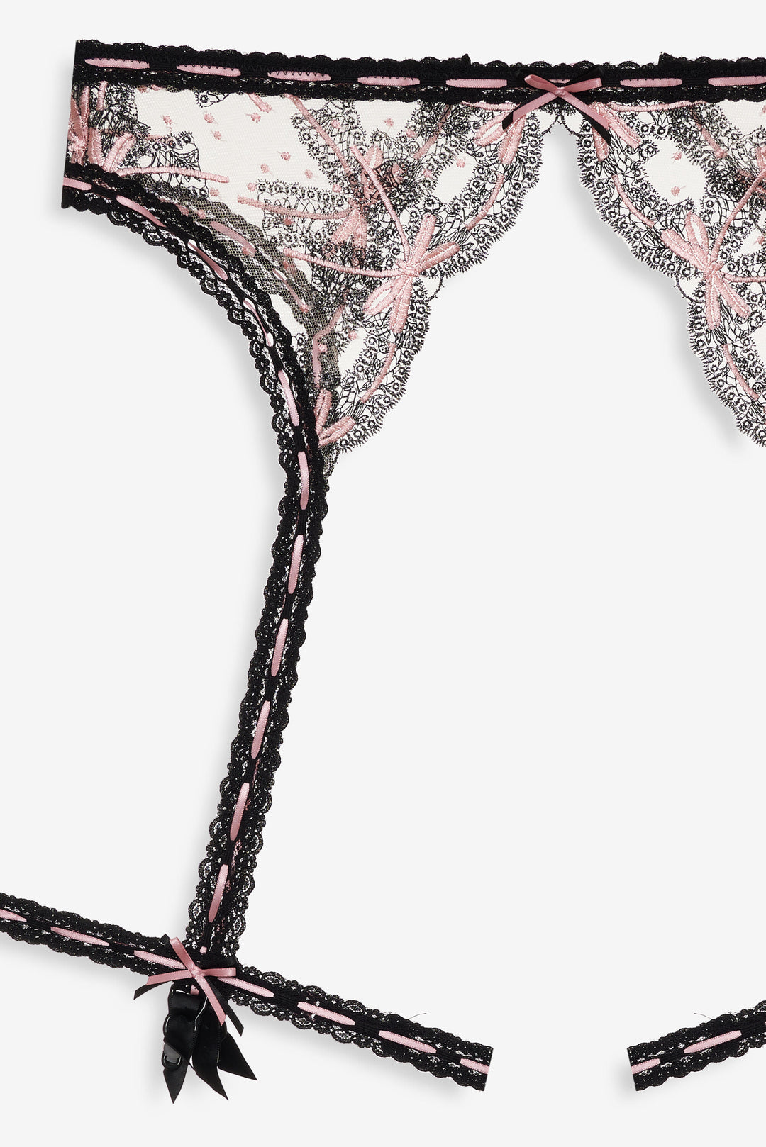 For Love and Lemons - Love Letters Garter Belt - Black