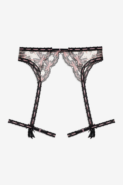 For Love and Lemons - Love Letters Garter Belt - Black