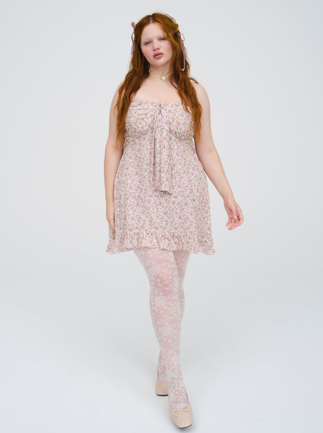 For Love and Lemons - Teagan Mini Dress - White