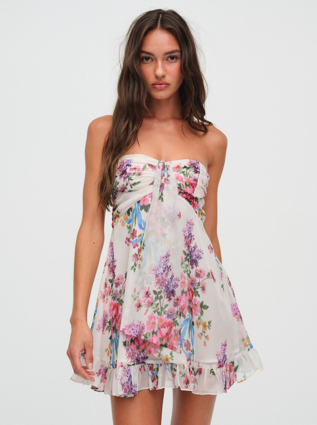 For Love and Lemons - Teagan Mini Dress - White