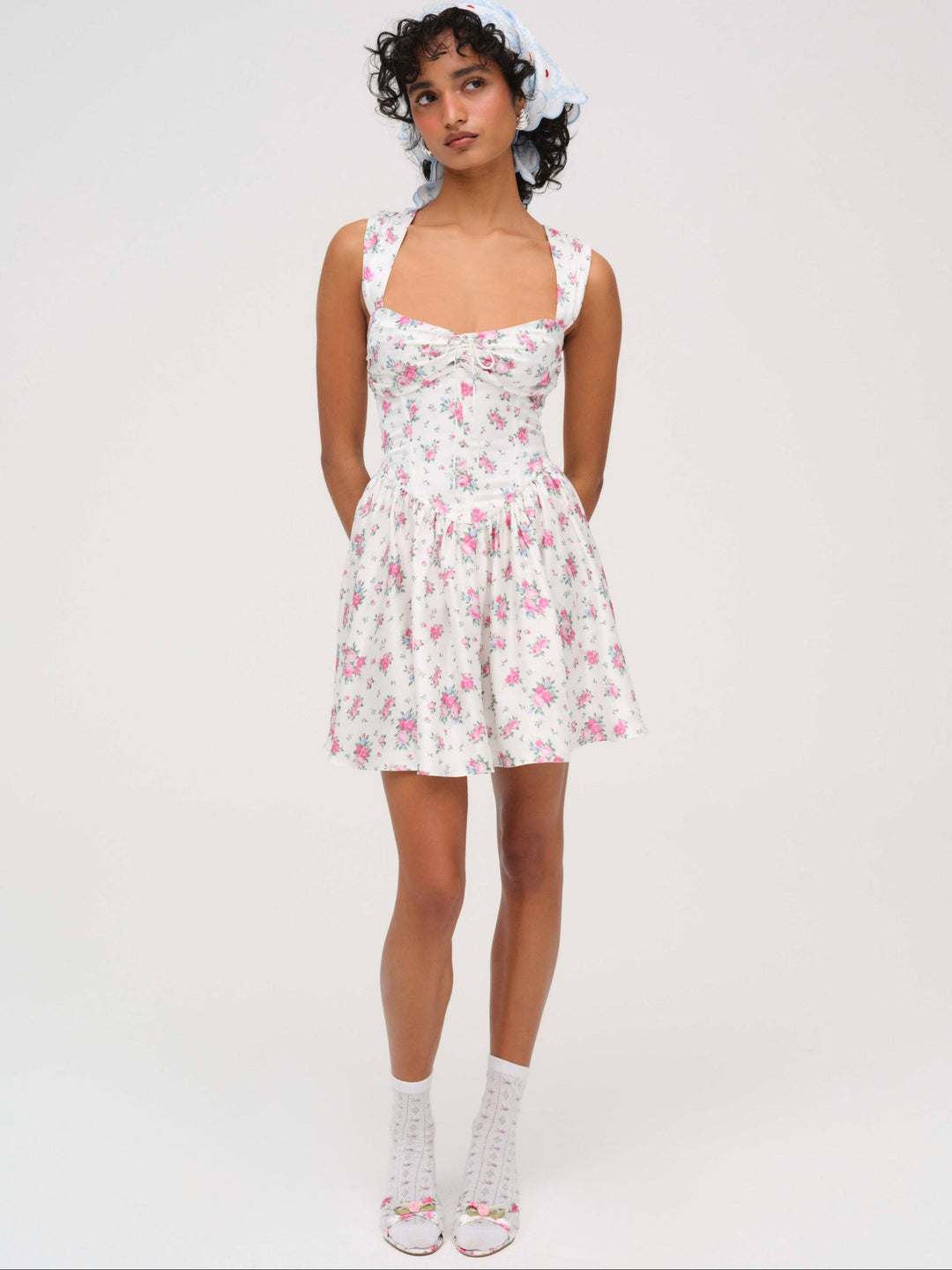 For Love and Lemons - August Mini Dress - White