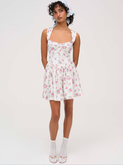 For Love and Lemons - August Mini Dress - White