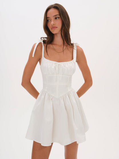 For Love and Lemons - Jessie Mini Dress - White