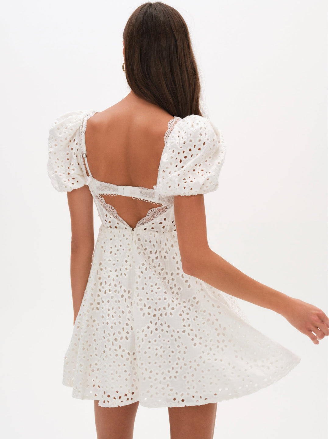 For Love and Lemons - Becca Mini Dress - White