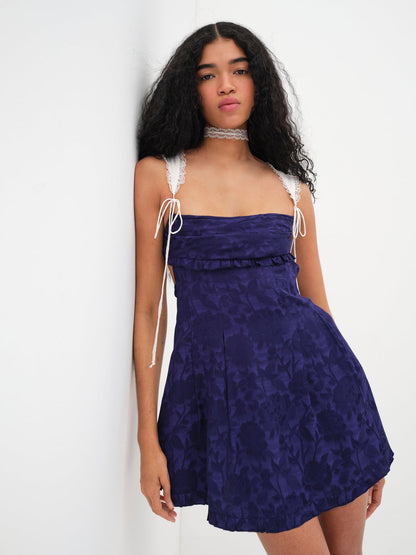 For Love and Lemons - Holland Mini Dress - Blue