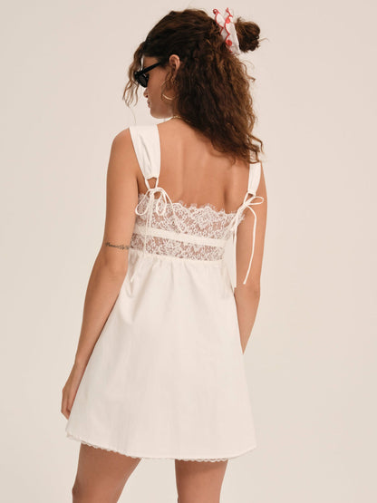 For Love and Lemons - Marion Mini Dress - White
