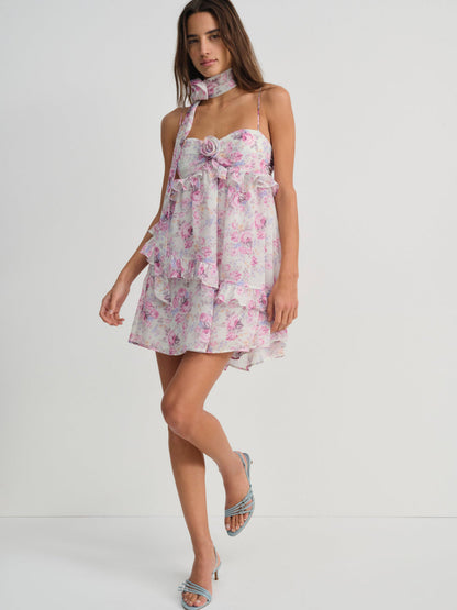 For Love and Lemons - Ariana Mini Dress - White