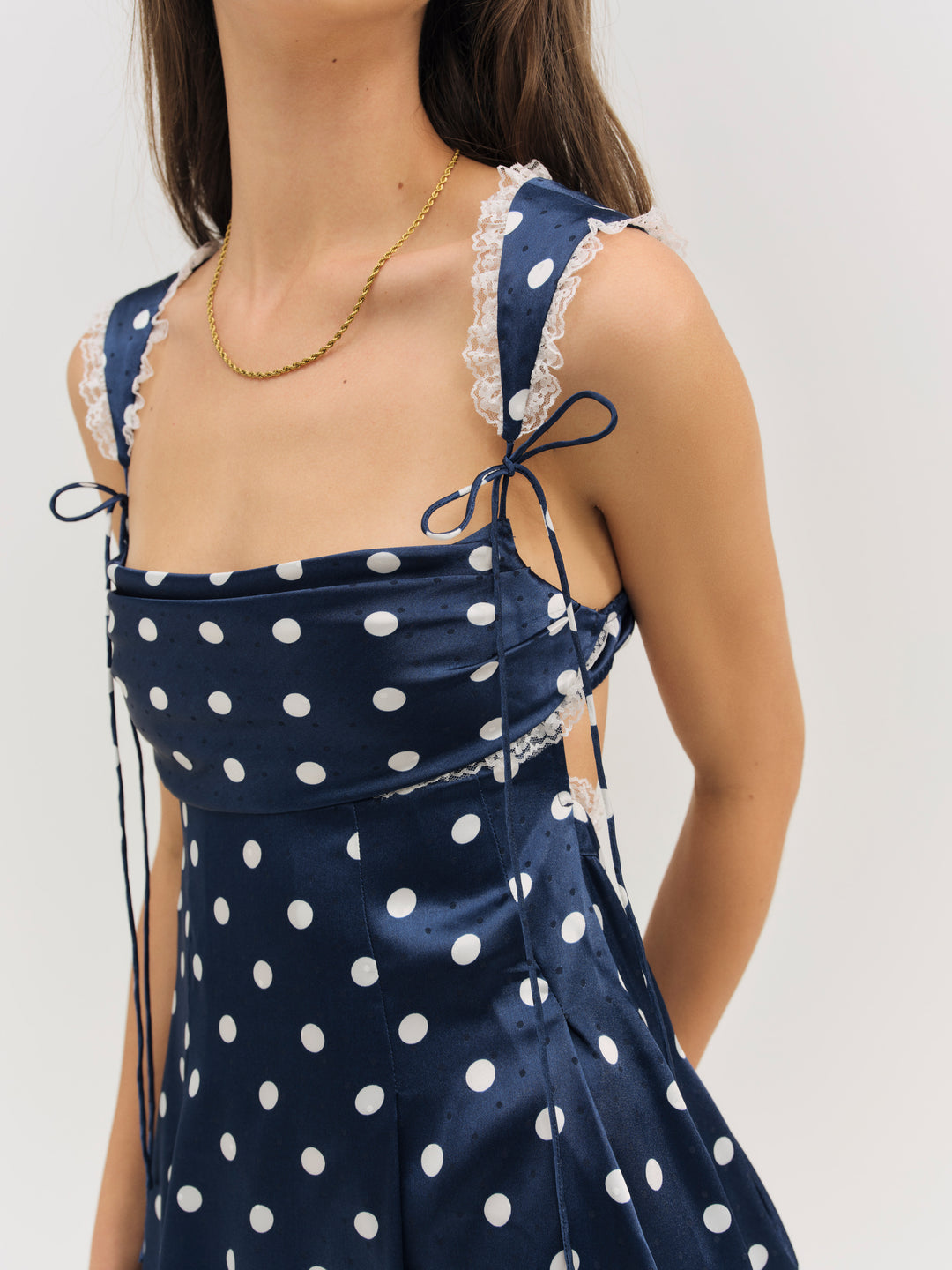 For Love and Lemons - Holland Mini Dress - Navy