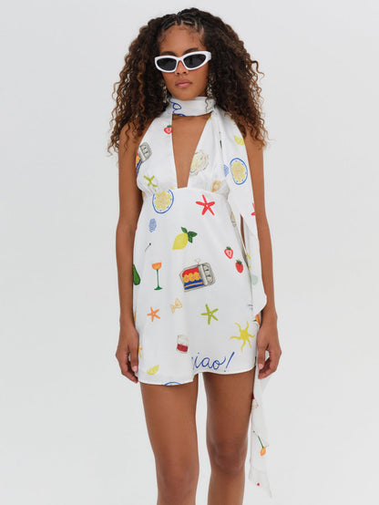 For Love and Lemons - Carla Mini Dress - Multi