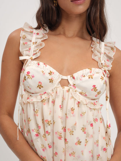 For Love and Lemons - Poppy Mini Dress - White