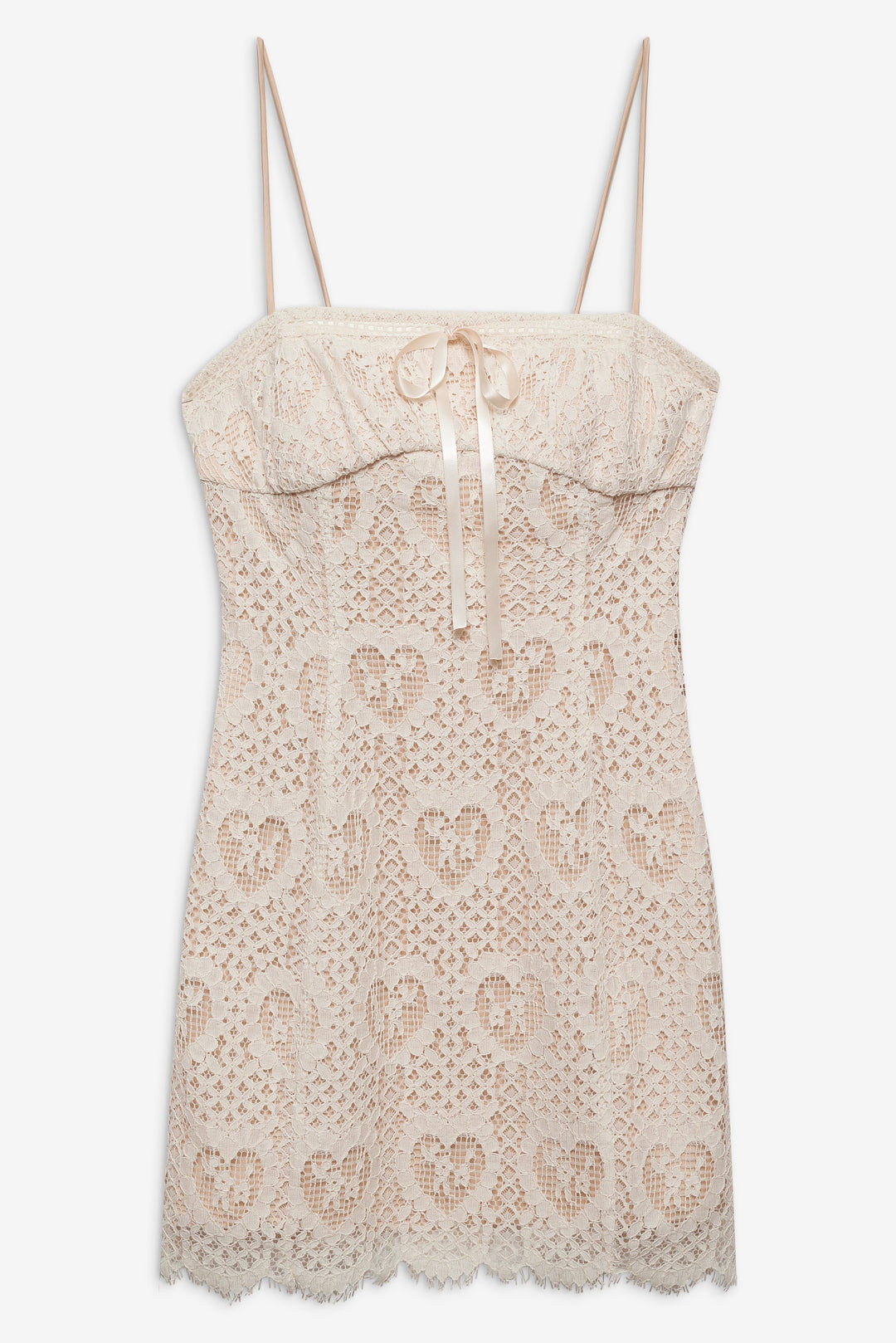 For Love and Lemons - Claire Mini Dress - Cream