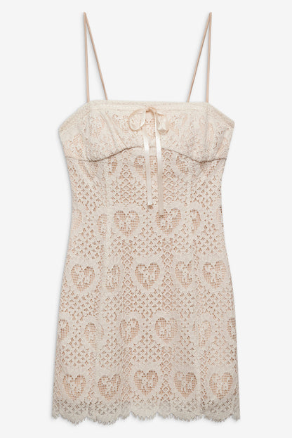 For Love and Lemons - Claire Mini Dress - Cream