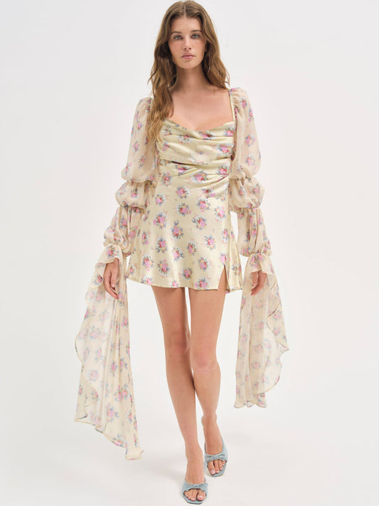 For Love and Lemons - Willow Mini Dress - Pink